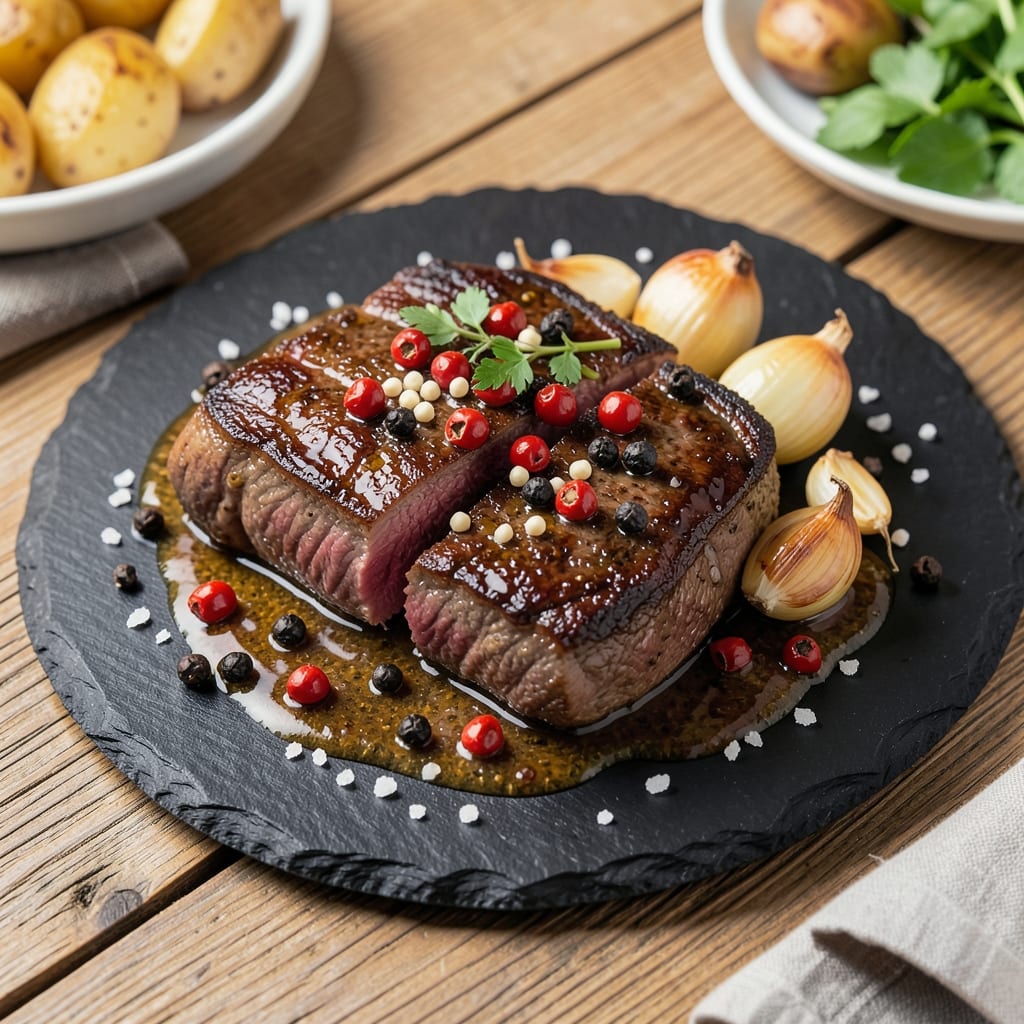 3 Pepper Steak Recipe: Smoky, Spiced Crust With Juicy Center