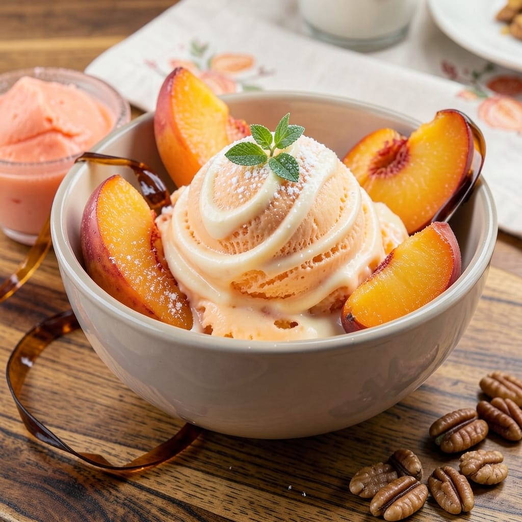 4 Qt Peach Ice Cream Recipe: Ultra-Creamy Churn in 20 Minutes 4 Qt Peach Ice Cream Recipe: Ultra-Creamy Churn in 20 Minutes