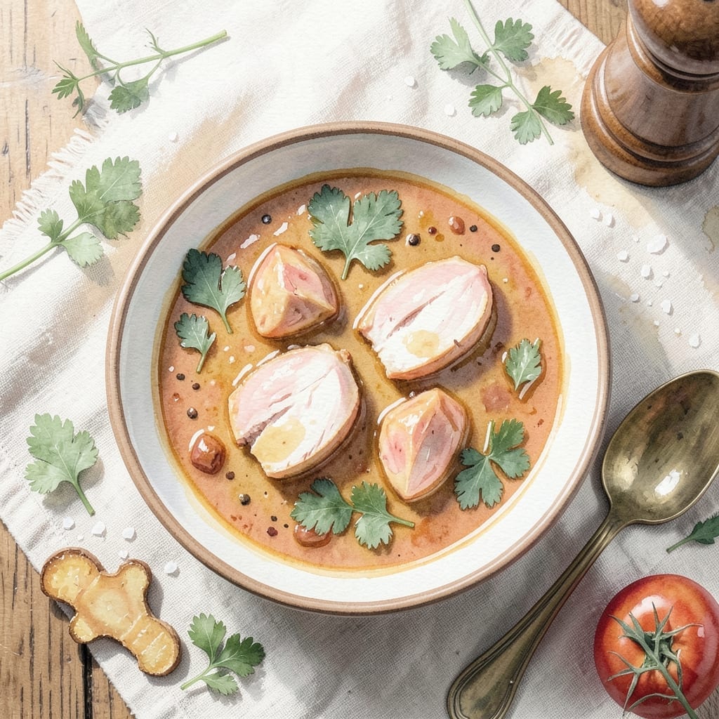 Chicken Curry Recipe for 2: Aromatic Spices in a Romantic Dish