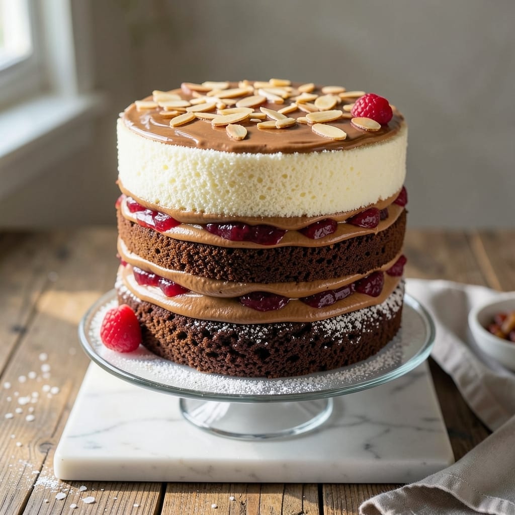 3 Layer Magic Cake Recipe: Vanilla Buttercream Rivers and Fondant Crown Magic