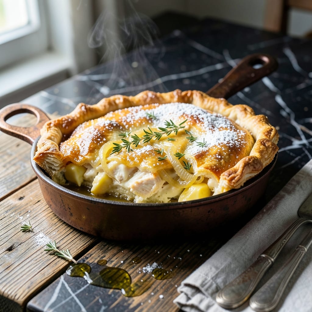 Copper Chef Chicken Pot Pie Recipe: Flaky Crust with Creamy Herb Filling