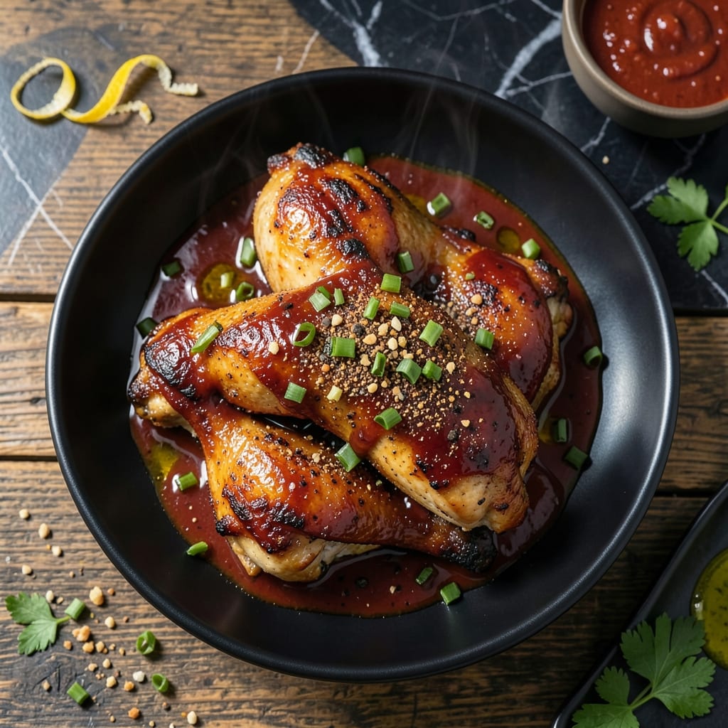Air Fryer BBQ Chicken Recipe: Juicy Meat With Caramelized Glaze