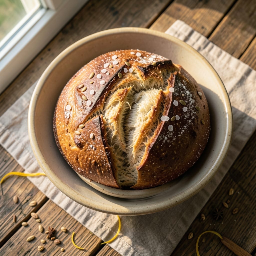 2-Lb Bread Loaf Recipe: Crusty Crisp Outside, Pillowy Soft Inside