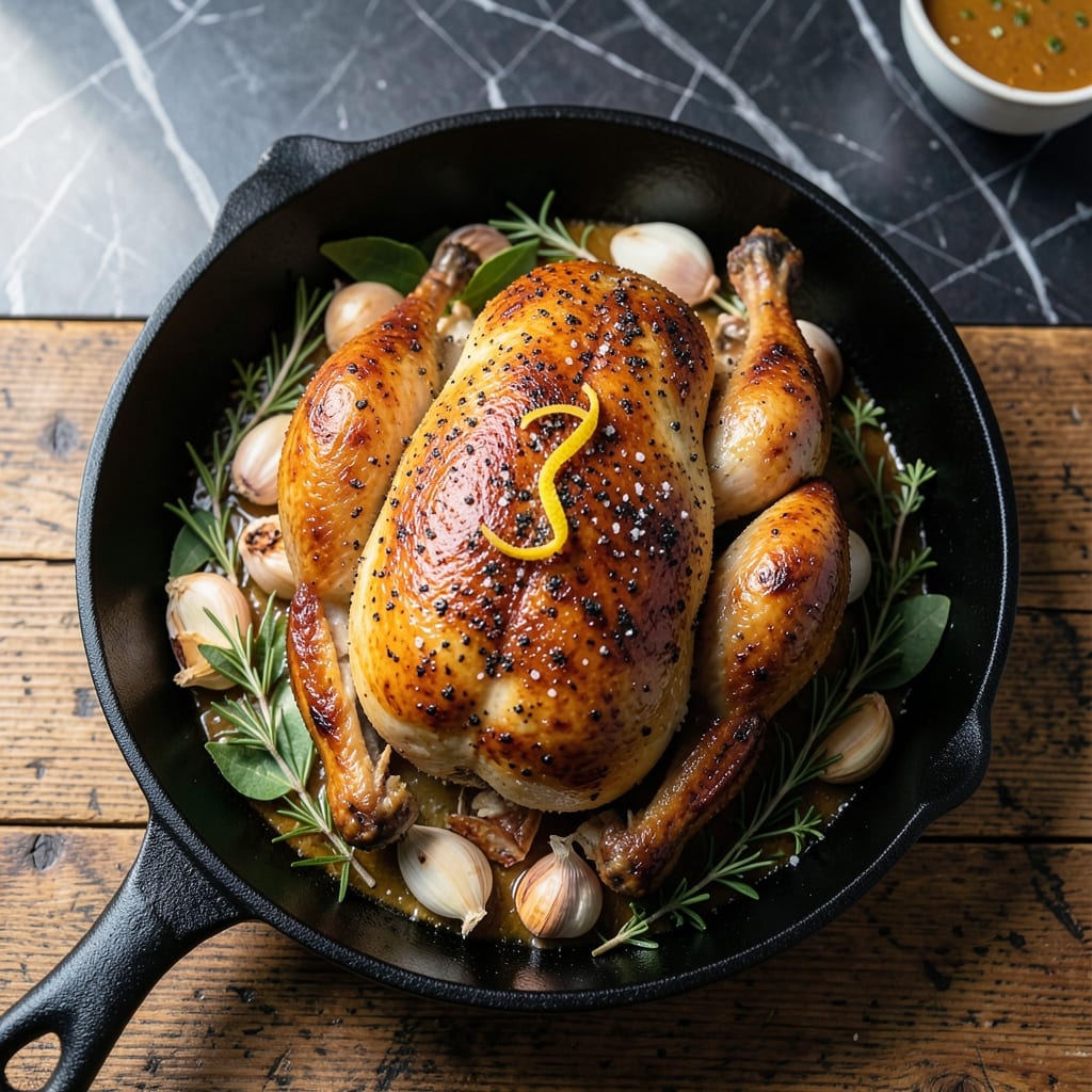 Supreme Chicken Recipe: Crispy Skin With Herb-Infused Juiciness