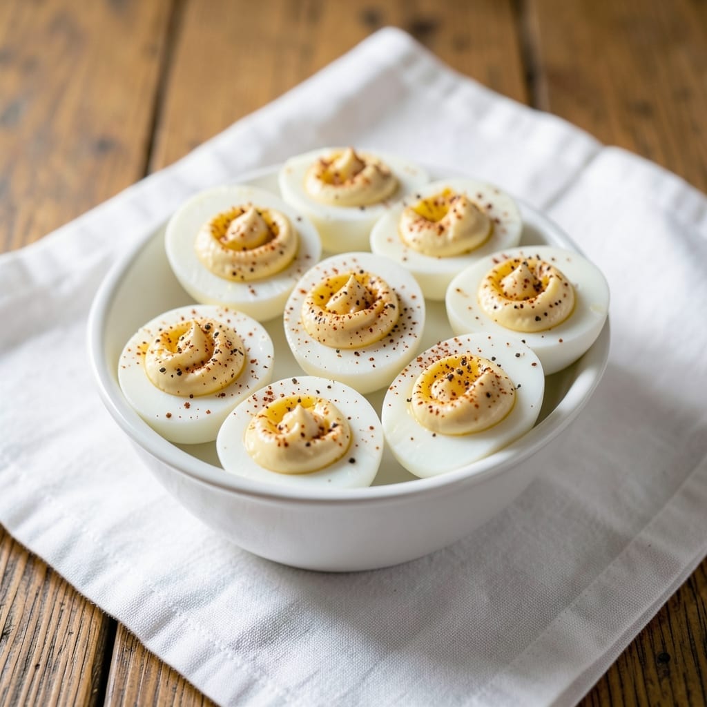 1950s Deviled Eggs Recipe: Paprika-Kissed Yolk Creaminess With Mustard Zing