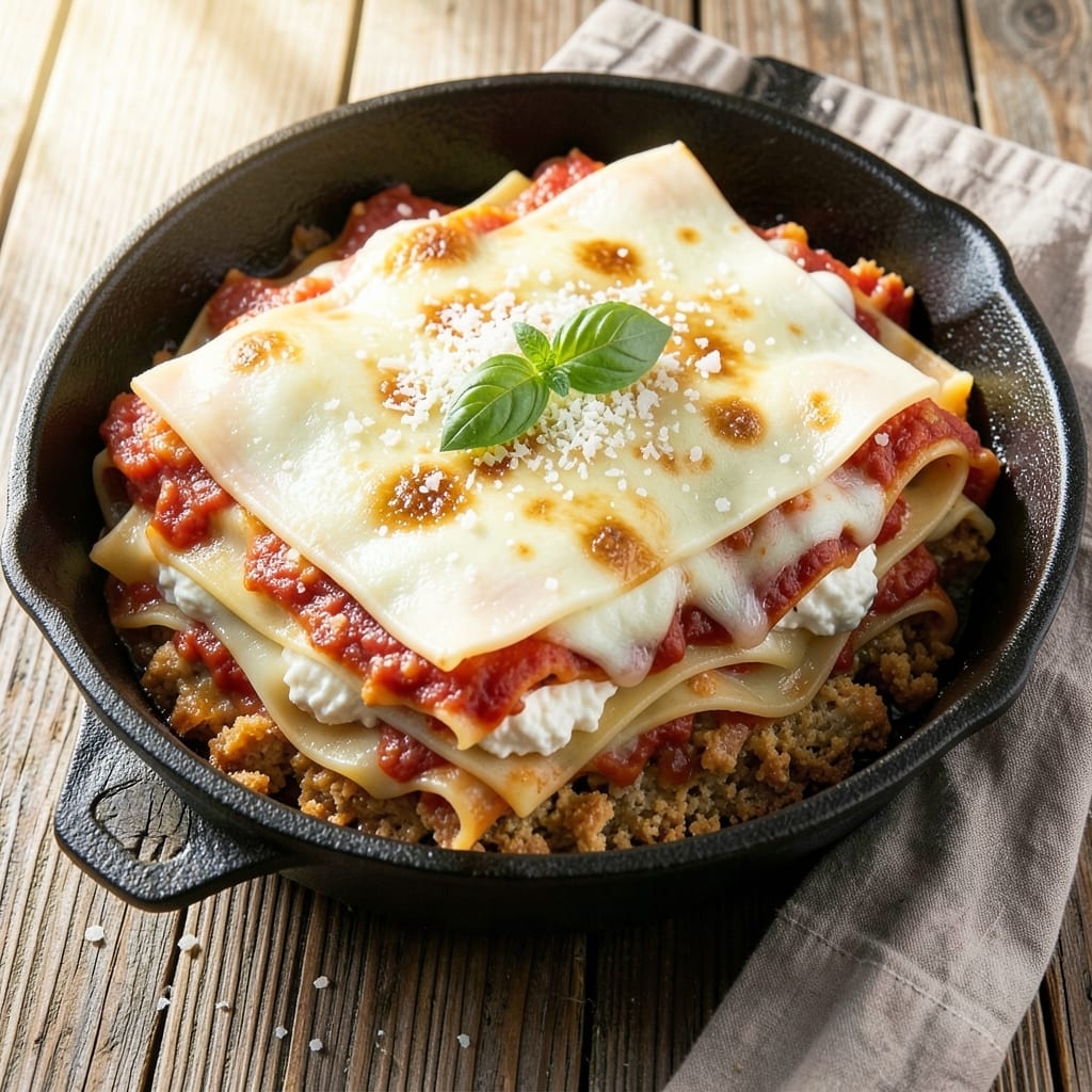4 Cheese Lasagna Hamburger Helper Recipe: One-Pan Layered Cheese Dream