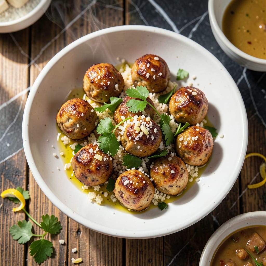Amylu Chicken Meatballs Recipe: Bite-Sized Flavor Bombs