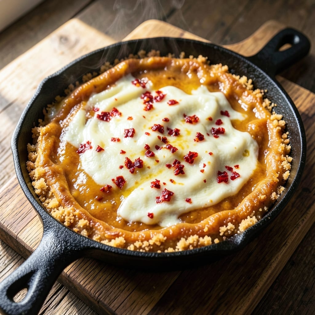 3 Cheese Dip Recipe: Crispy Bread Top and Melty Gooey Layers
