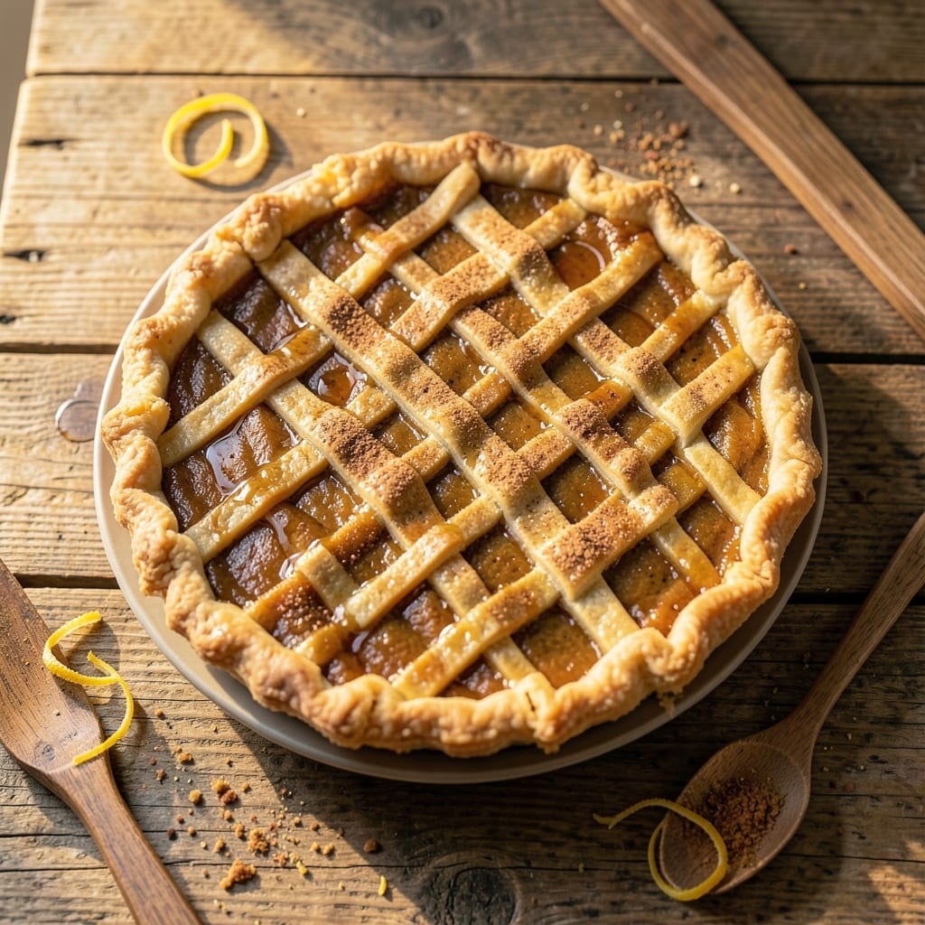 12-Inch Pumpkin Pie Recipe: Spiced Crust and Silky Filling in One Tin