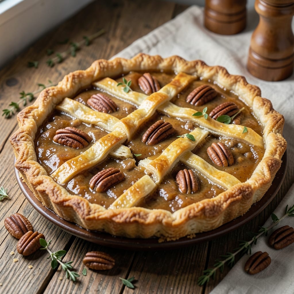 1910 Pecan Pie Recipe: Buttery Crust and Caramelized Pecan Bliss