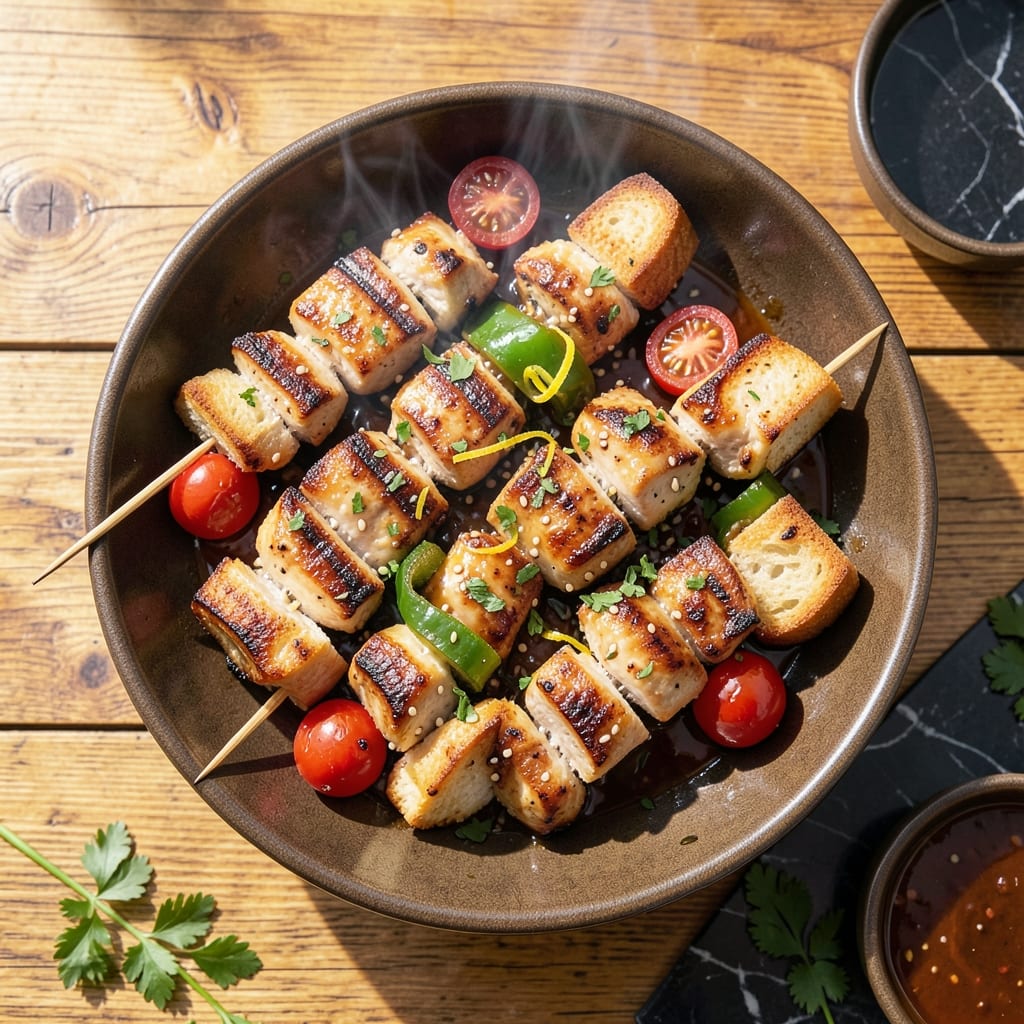Panini Kabob Grill Chicken Recipe: Skewered and Charred to Juicy Perfection