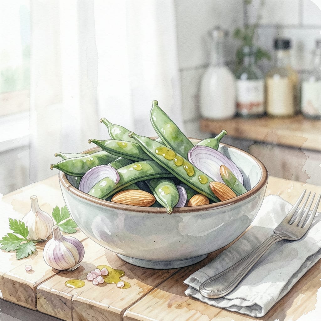 Green Beans and Almonds Recipe Healthy: Crunchy Nut-Topped Side Dish