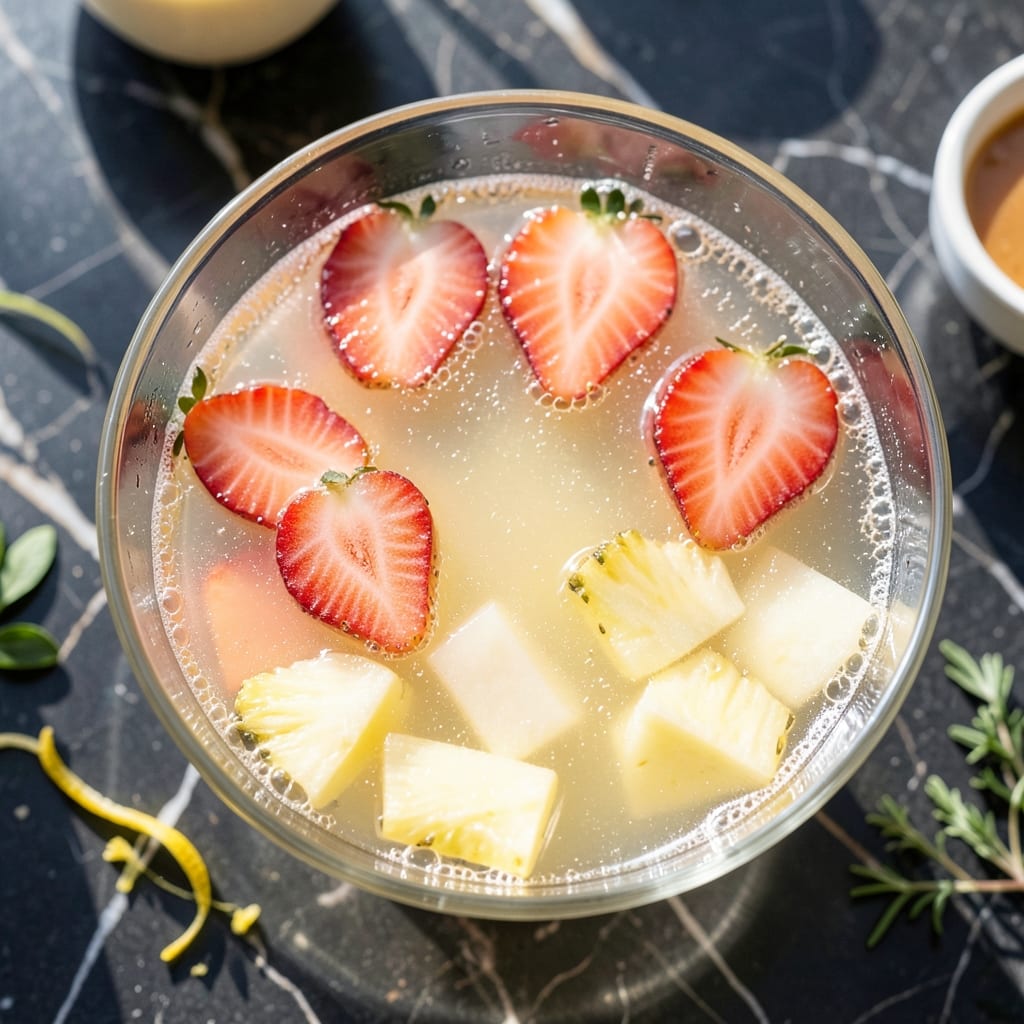 Clear Punch Recipe: Sparkling Fruit-Infused Refreshment