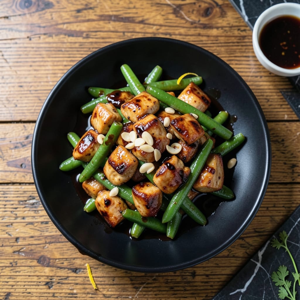 Chinese Chicken and Green Beans Recipe: Stir-Fried Garlic-Soy Perfection