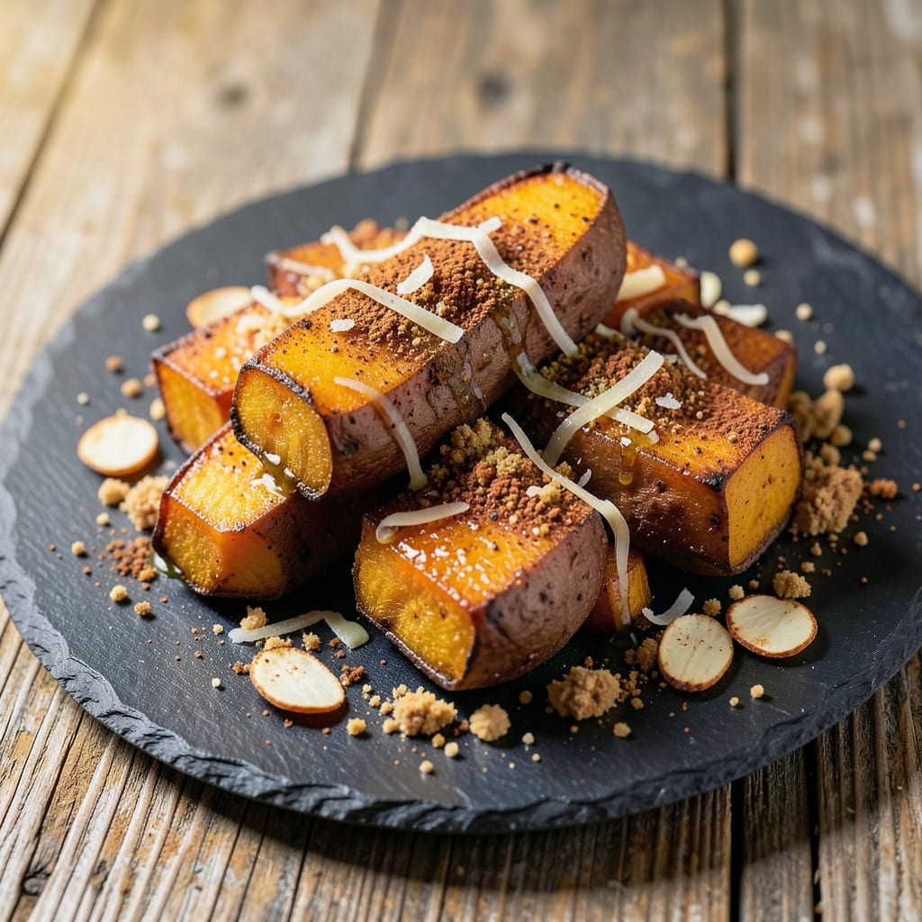 21 Day Fix Sweet Potato Recipe: Spiced Roast with Crunchy Top