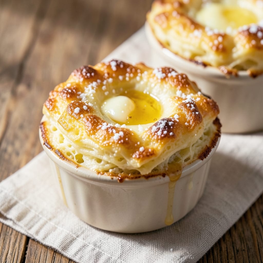 4 Cheese Egg Soufflé Recipe: Light-as-Air Clouds With Melty Strings