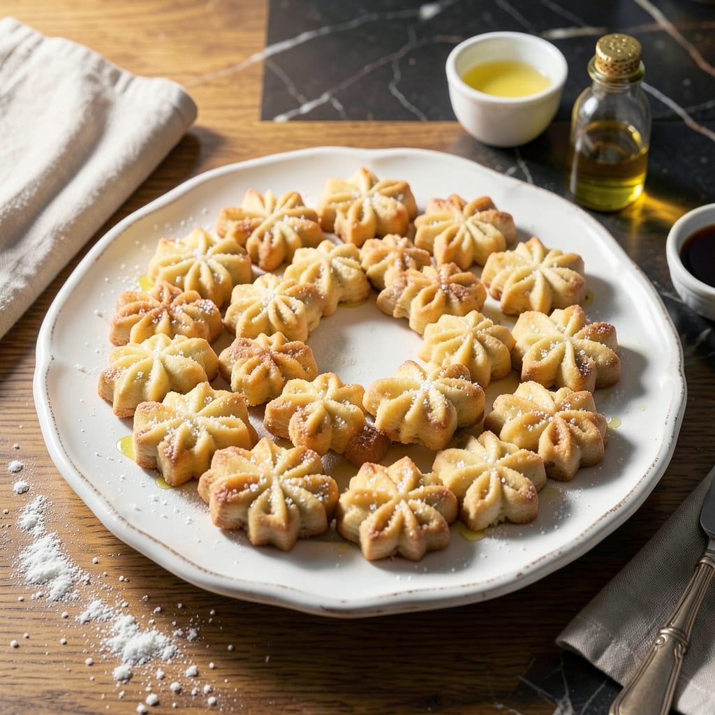 Visual representation of Mirro Spritz Cookie Recipe: Buttery Pressed Cookies with Festive Designs