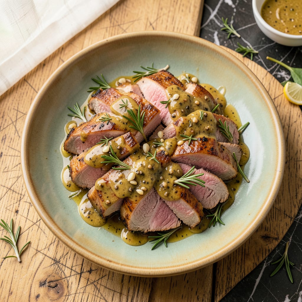 Comprehensive mustard pork tenderloin recipe visual reference