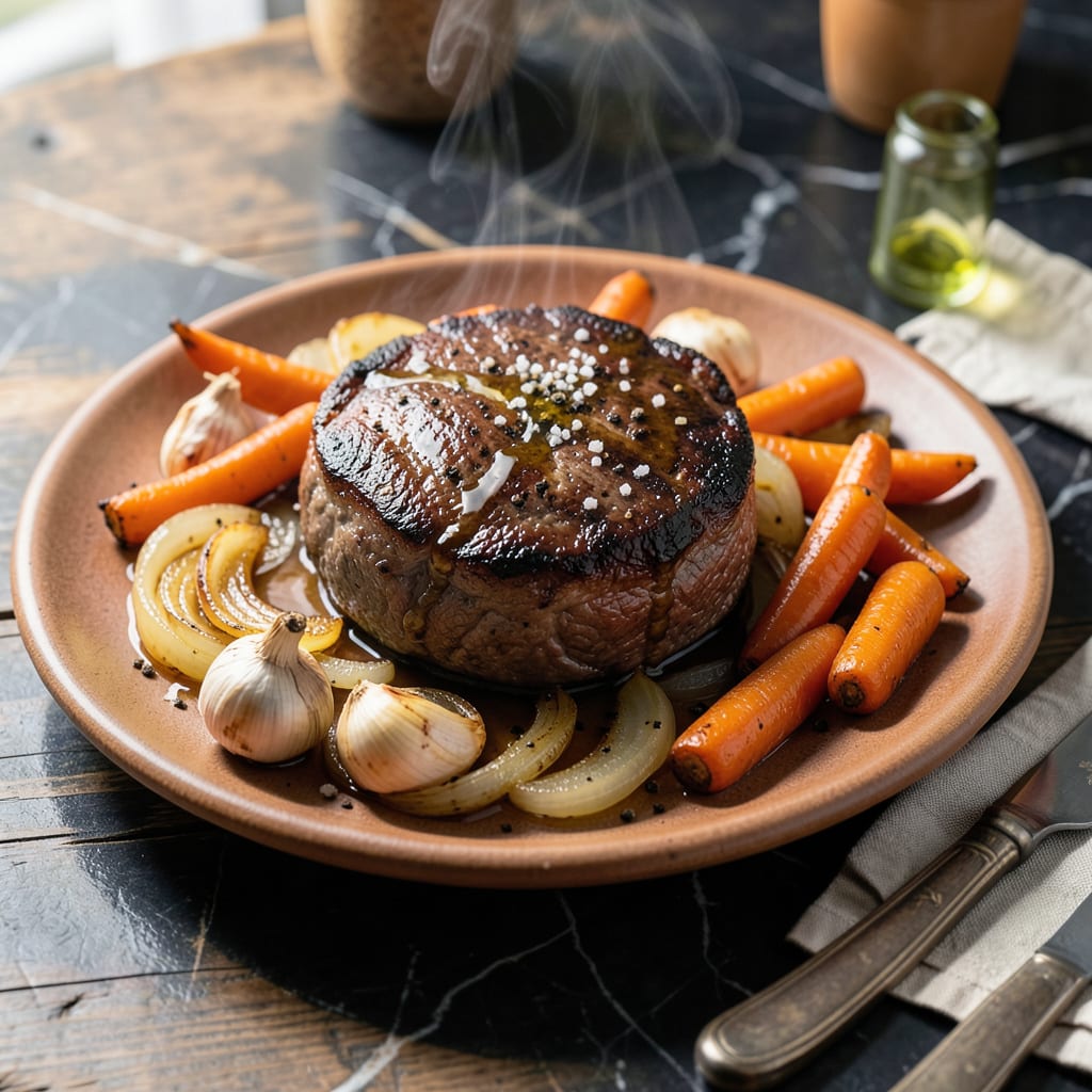 Visual representation of Recipe For Round Roast: Fork Tender Slow Cooked Masterpiece