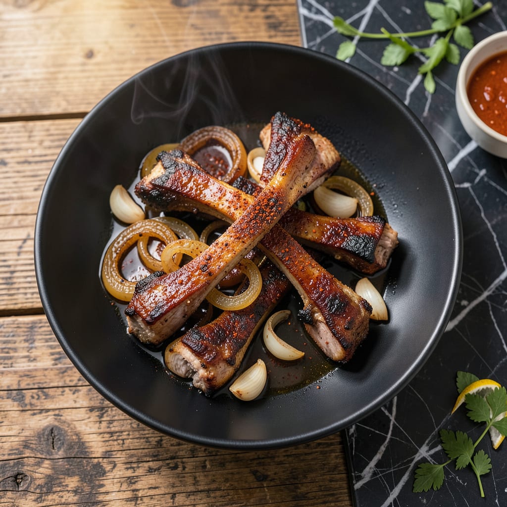 Smoked Pork Neck Bones Recipe: Fall Off The Bone Smoky Depth illustration with key details