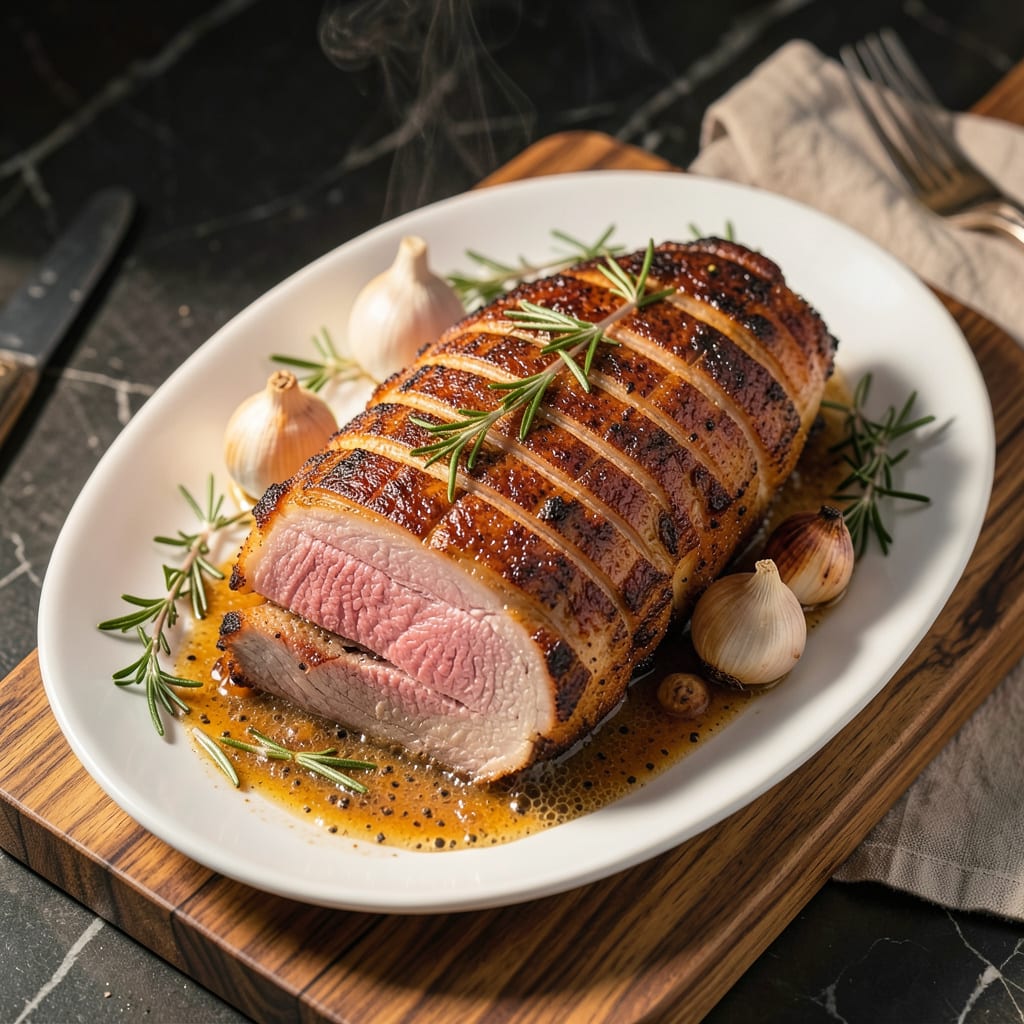 Whole Roasted Pork Loin Recipe: Juicy Center and Crispy Crust Mastery detailed visual guide